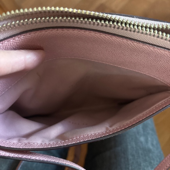 Coach Kitt Candy Pink Leather Messenger Crossbody Handbag - Picture 8 of 8